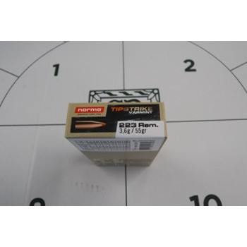 .223 Norma Tipstrike 55gr - Box Of 20